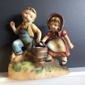 Vintage Lefton Jack & Jill Went Up To Hill Figure
